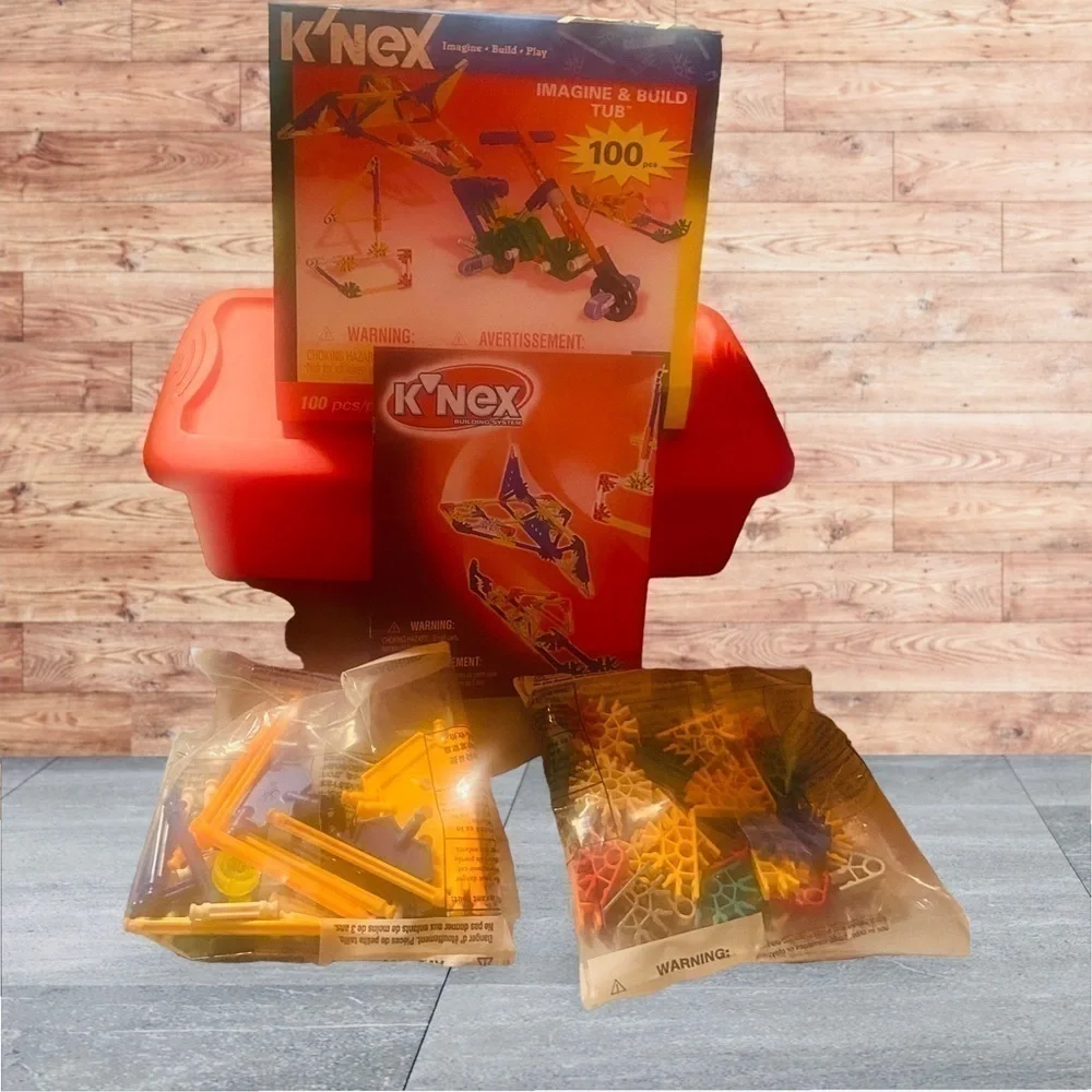 Knex imagine , build & play 100 PCs set (new)